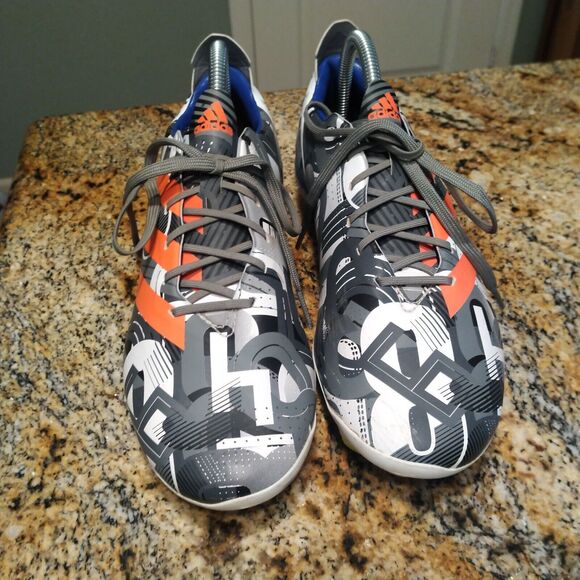 Adidas Gamemode FG GV6860 Grey & White Multi Color Soccer Cleats Men's Size 7.5 - Picture 9 of 12